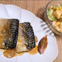 両親への作り置き〜鯖の味噌煮とゴーヤ入りポテサラ